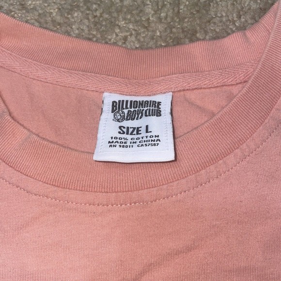 Billionaire Boys Club T-Shirt Astronauts & Horses Pink Size Large - Picture 3 of 6